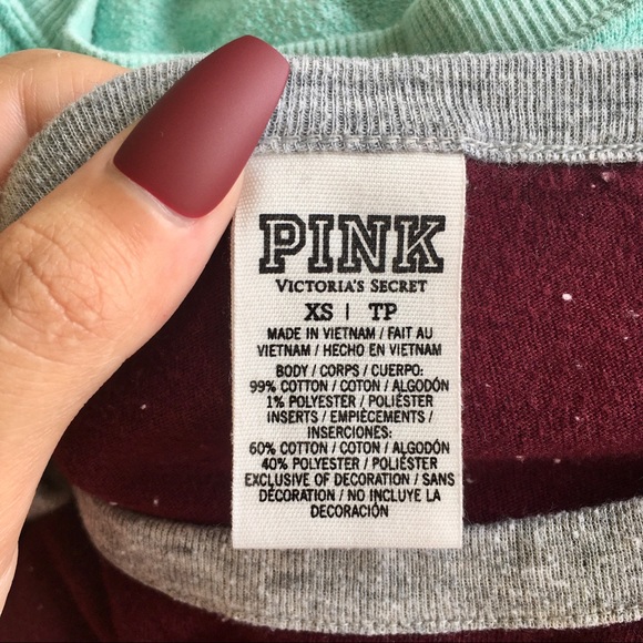 🔴 4 for $25 PINK Victoria’s Secret Raglan Tee - Picture 4 of 5